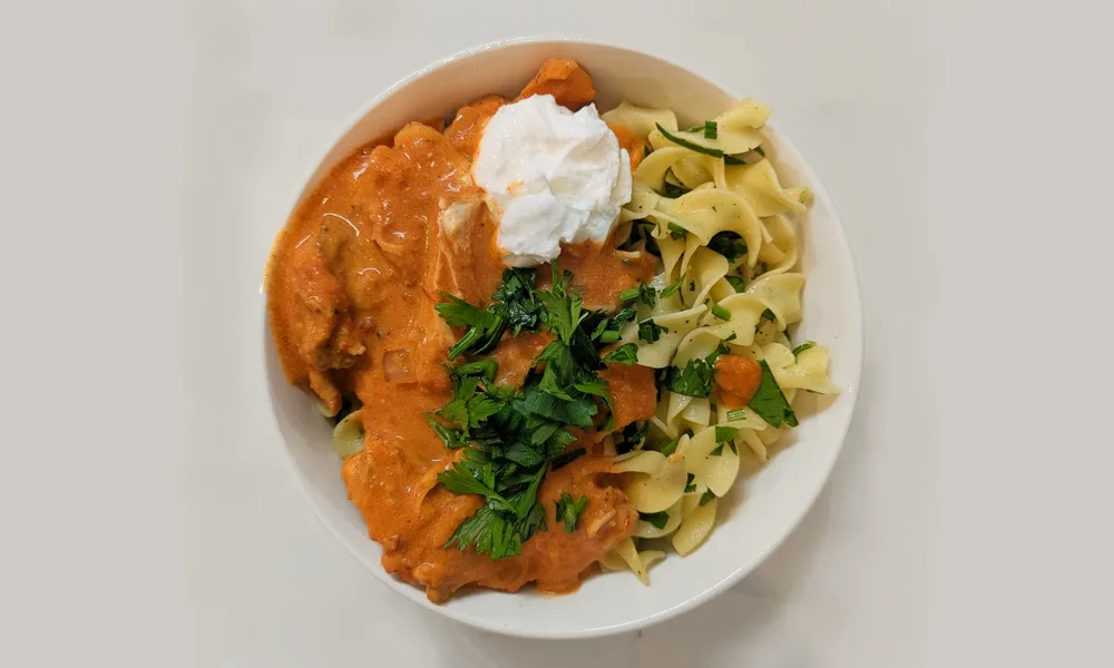 American-Style Chicken Paprikash